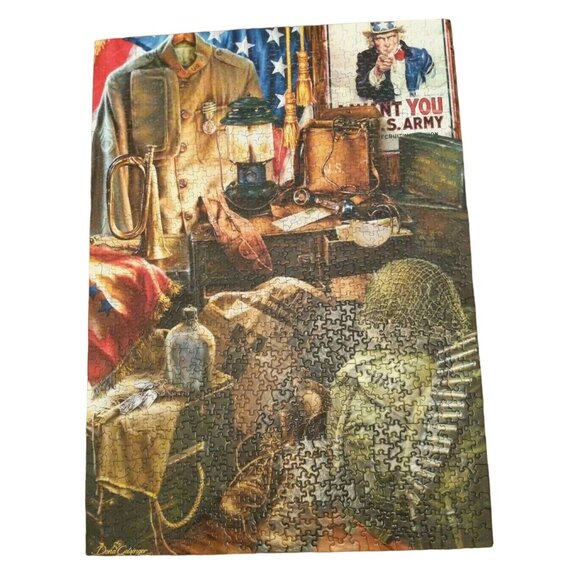 MasterPieces Men of Honor US Army 1000 Piece Military Jigsaw Puzzle (Complete) - Picture 3 of 9